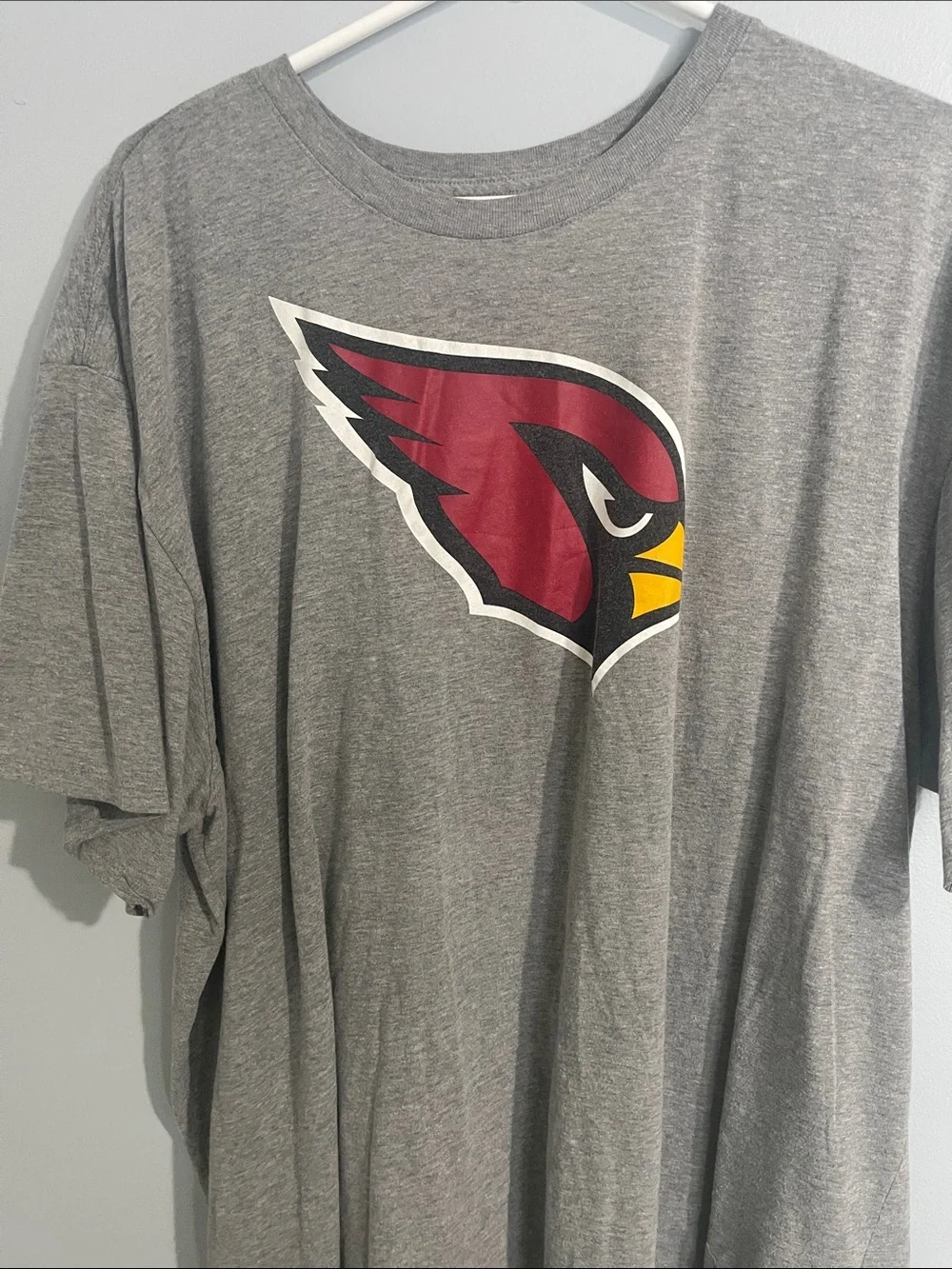 Nike Arizona Cardinals Gray Logo Tee with Cardinal Graphic